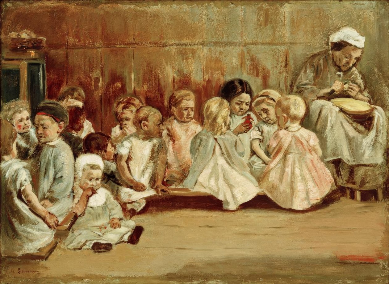 lactentes Escola de Max Liebermann