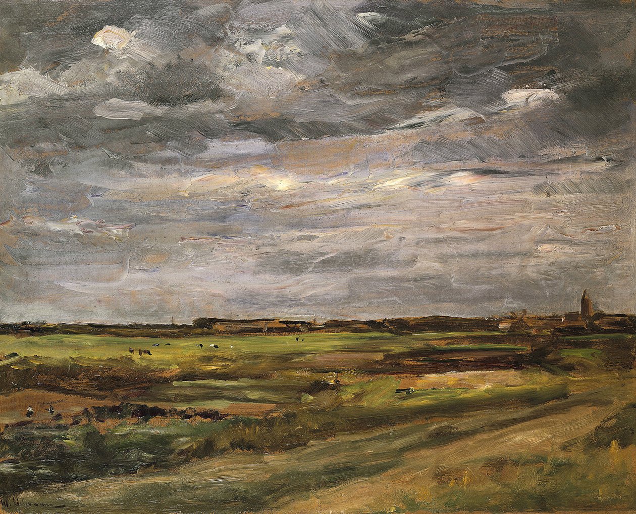 Paisagem perto de Noordwijk de Max Liebermann