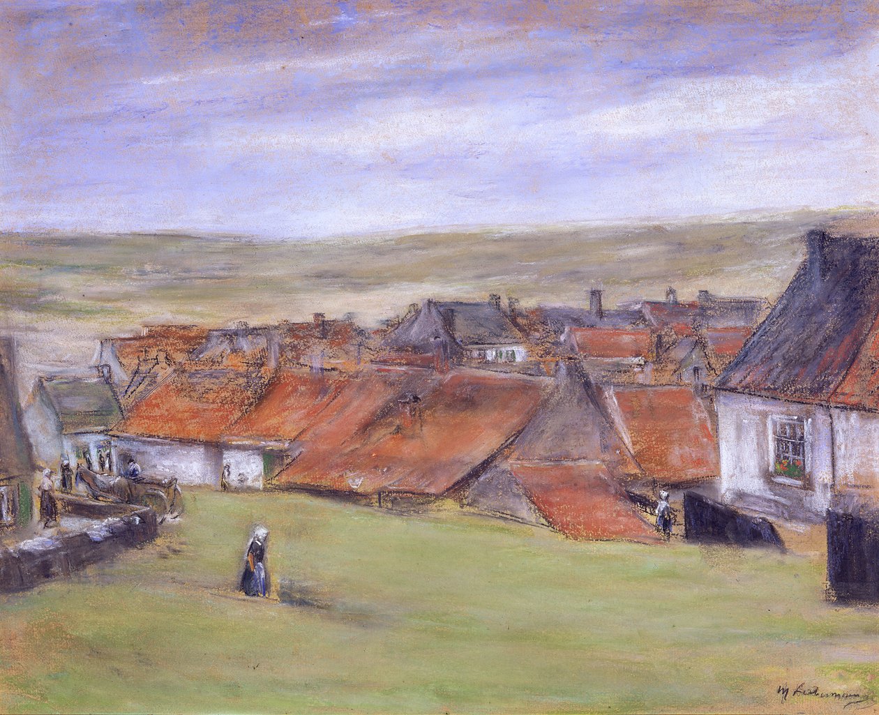 Paisagem em Katwijk de Max Liebermann