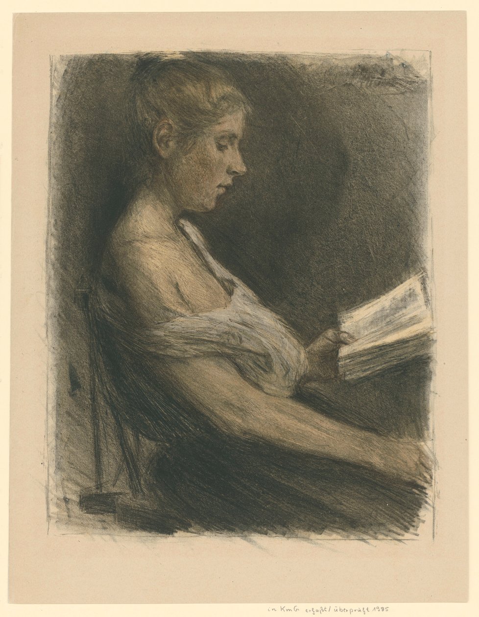 Menina a ler de Max Liebermann