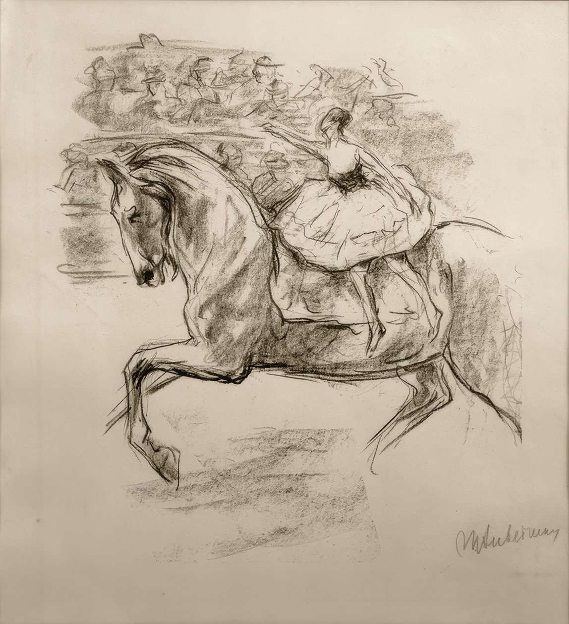 M.Liebermann, o cavaleiro do circo de Max Liebermann