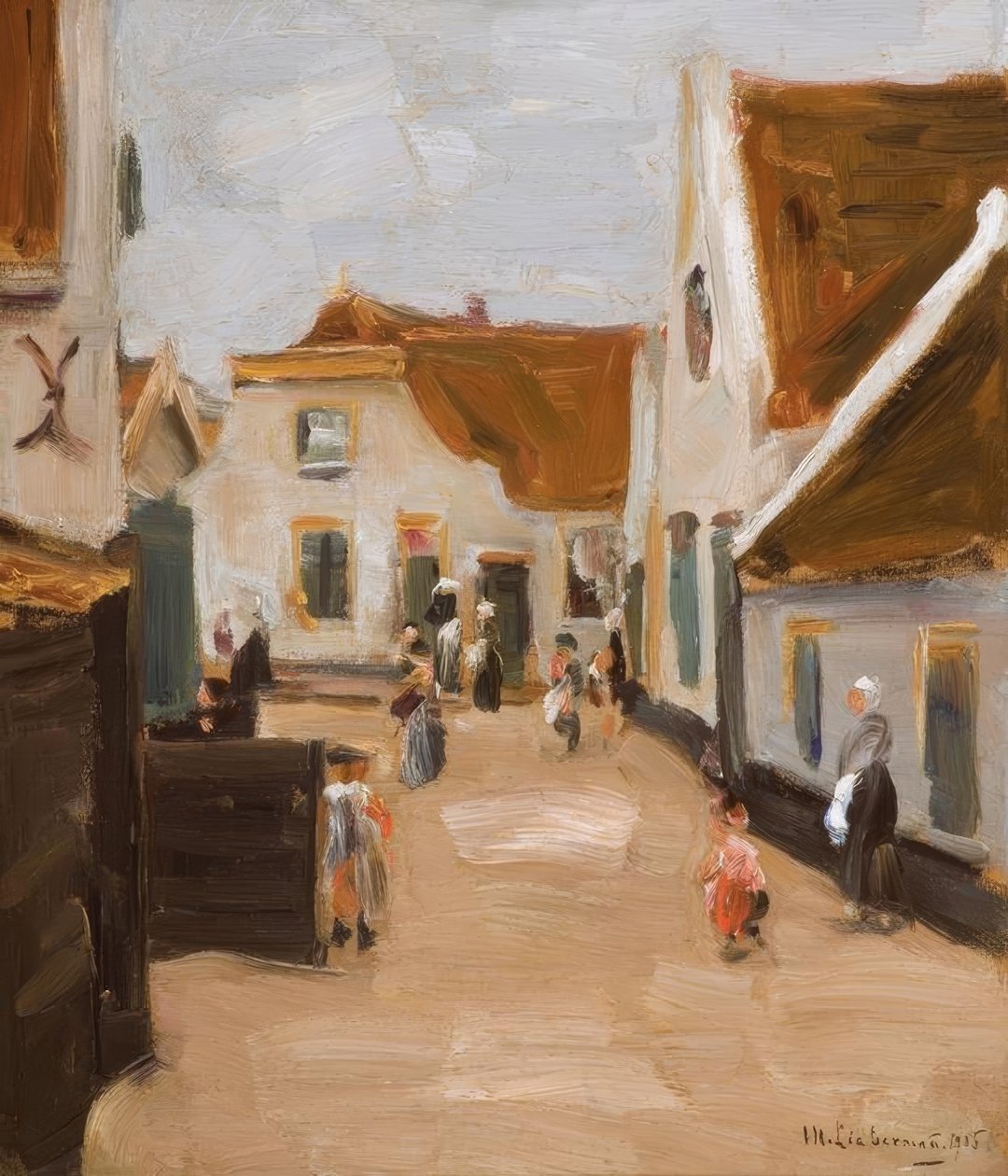 M.Liebermann, rua da vila em Noordwijk de Max Liebermann