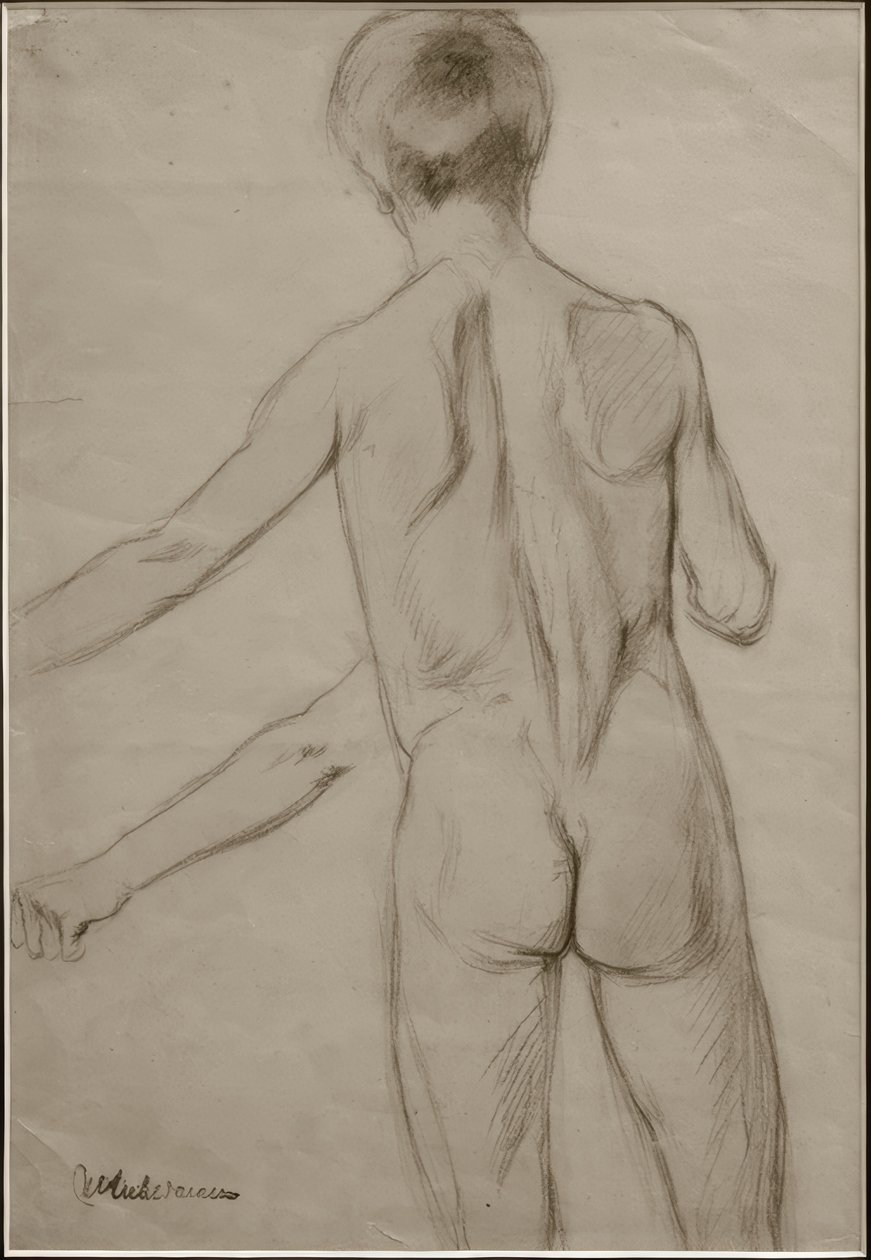 M.Liebermann, estudo sobre a pintura Badende Knaben de Max Liebermann