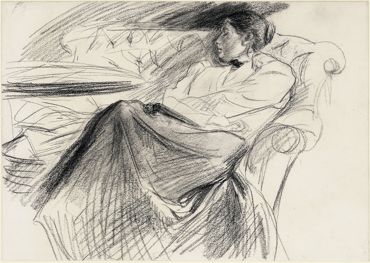 Martha Liebermann, a dormir de Max Liebermann