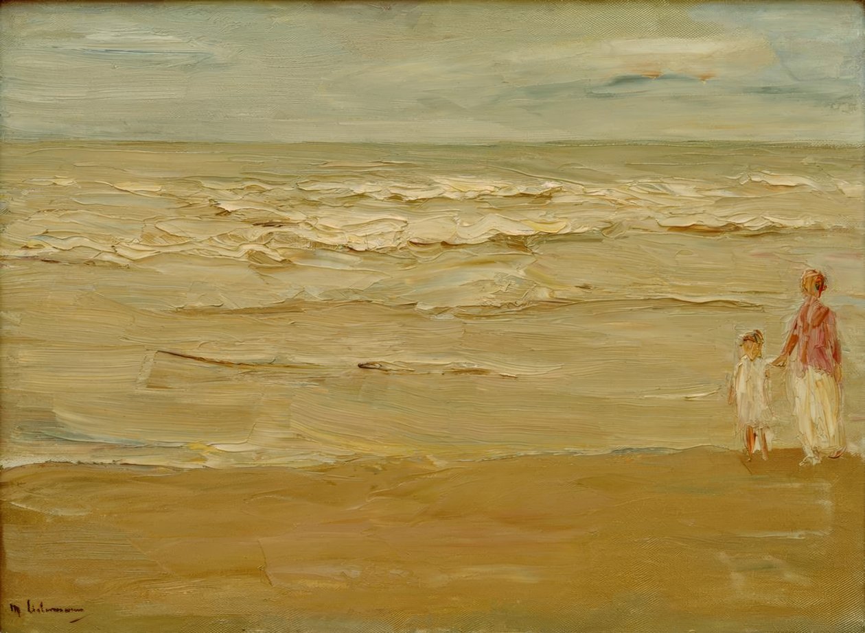 Imagem do mar - praia e lago de Max Liebermann