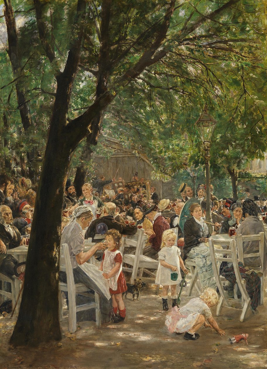 Jardim de cerveja de Munique de Max Liebermann