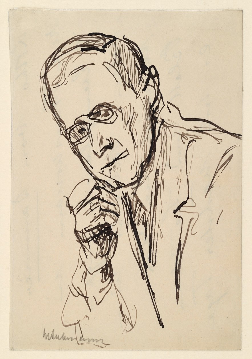 Retrato de Hugo von Tschudi de Max Liebermann