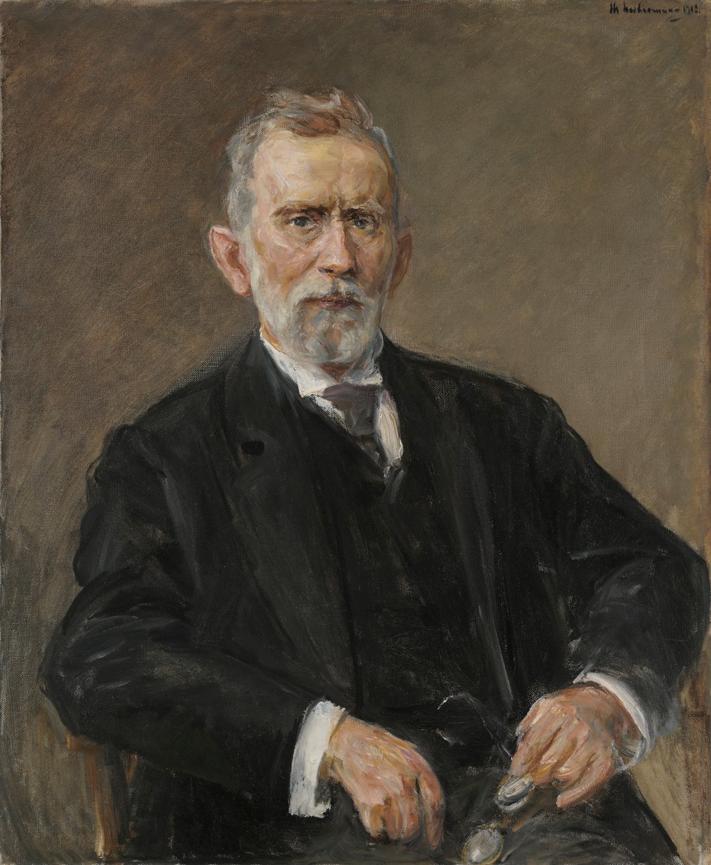 Retrato do químico Paul Ehrlich de Max Liebermann