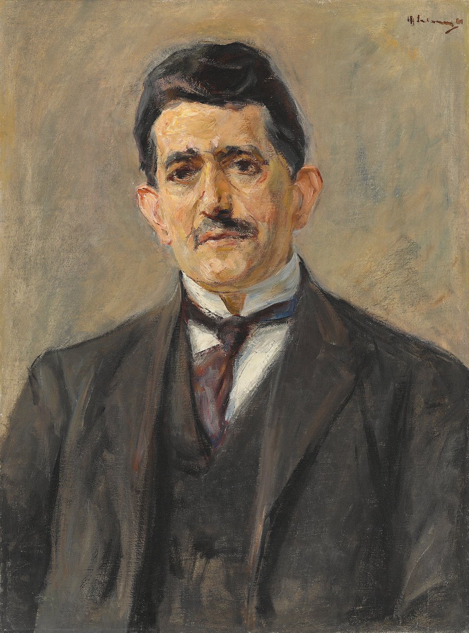 Retrato do editor Bruno Cassirer, 1921 de Max Liebermann