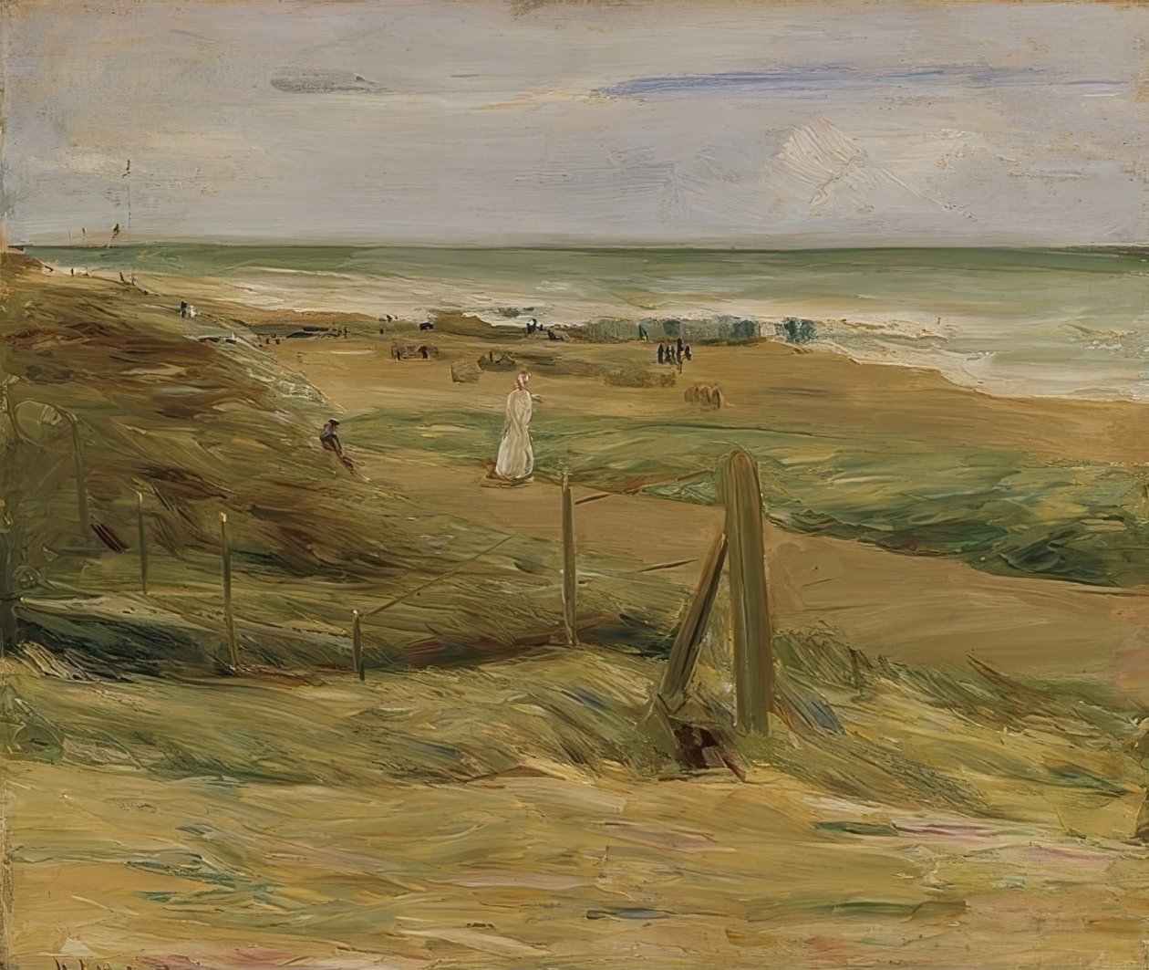 Passeio nas dunas de Noordwijk. 1908 de Max Liebermann