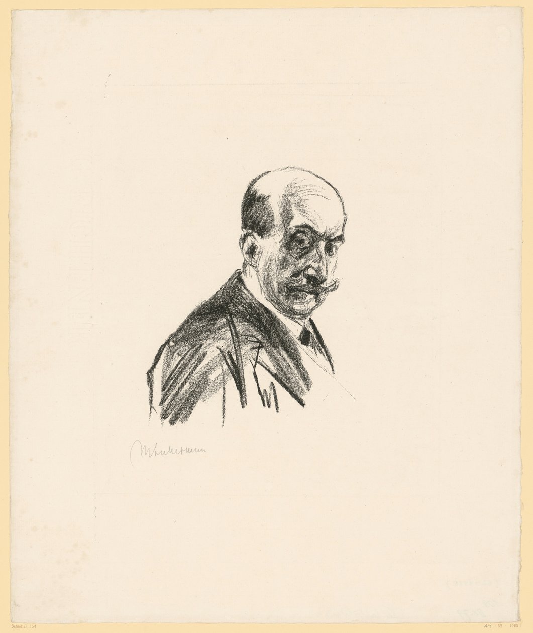 Auto-retrato de Max Liebermann