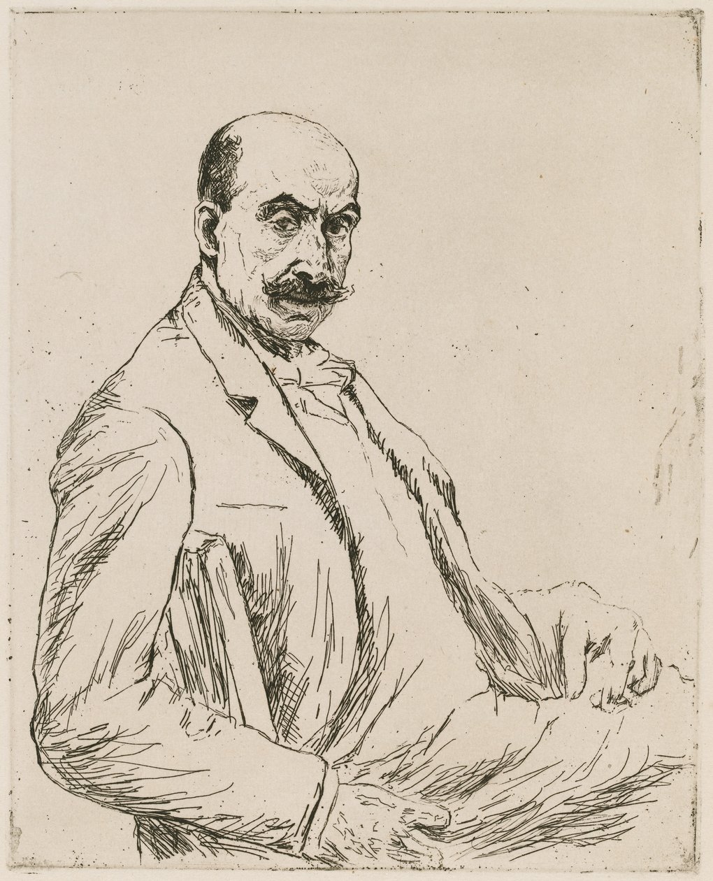 Auto-retrato, 1906. de Max Liebermann