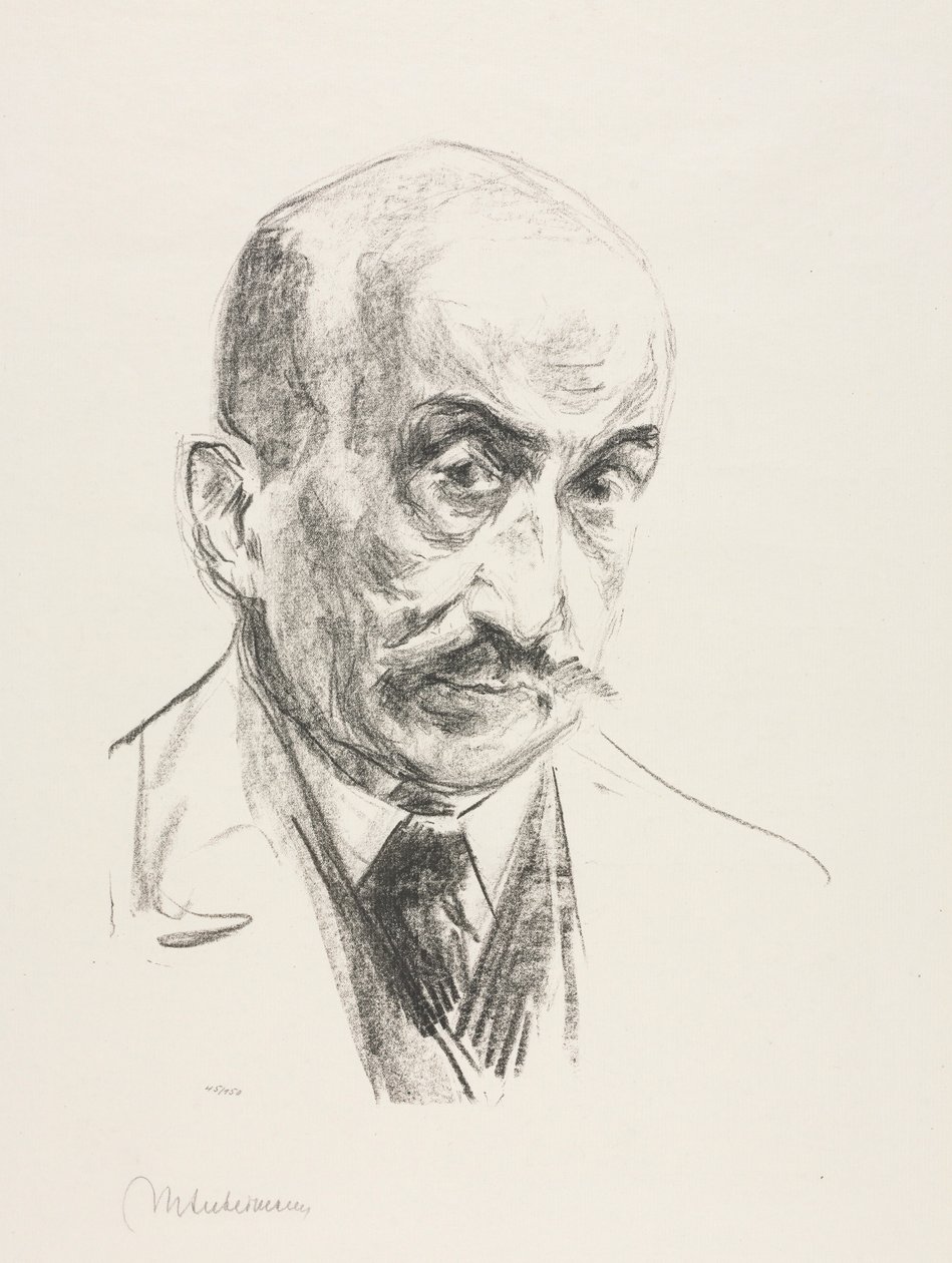 Auto-retrato, 1921. de Max Liebermann