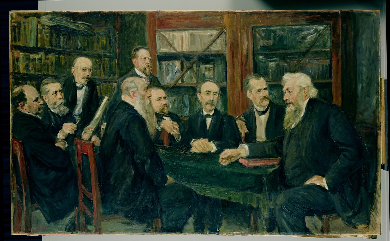 A Convenção de Hamburgo de Professores, 1906 (ver também 144760) de Max Liebermann