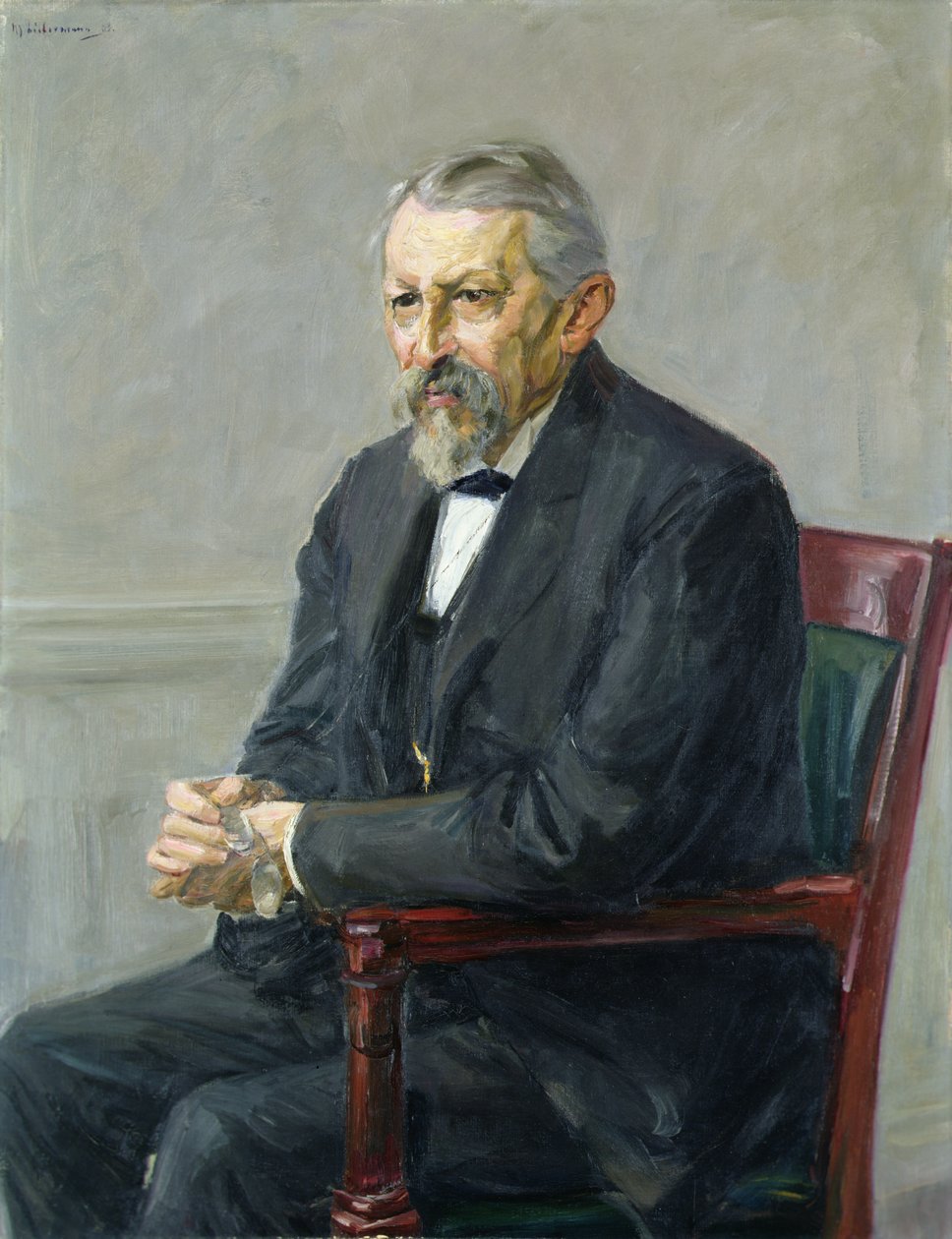 The Natural Scientist, Hermann Strebel (1834-1914) 1905 (óleo sobre tela) de Max Liebermann