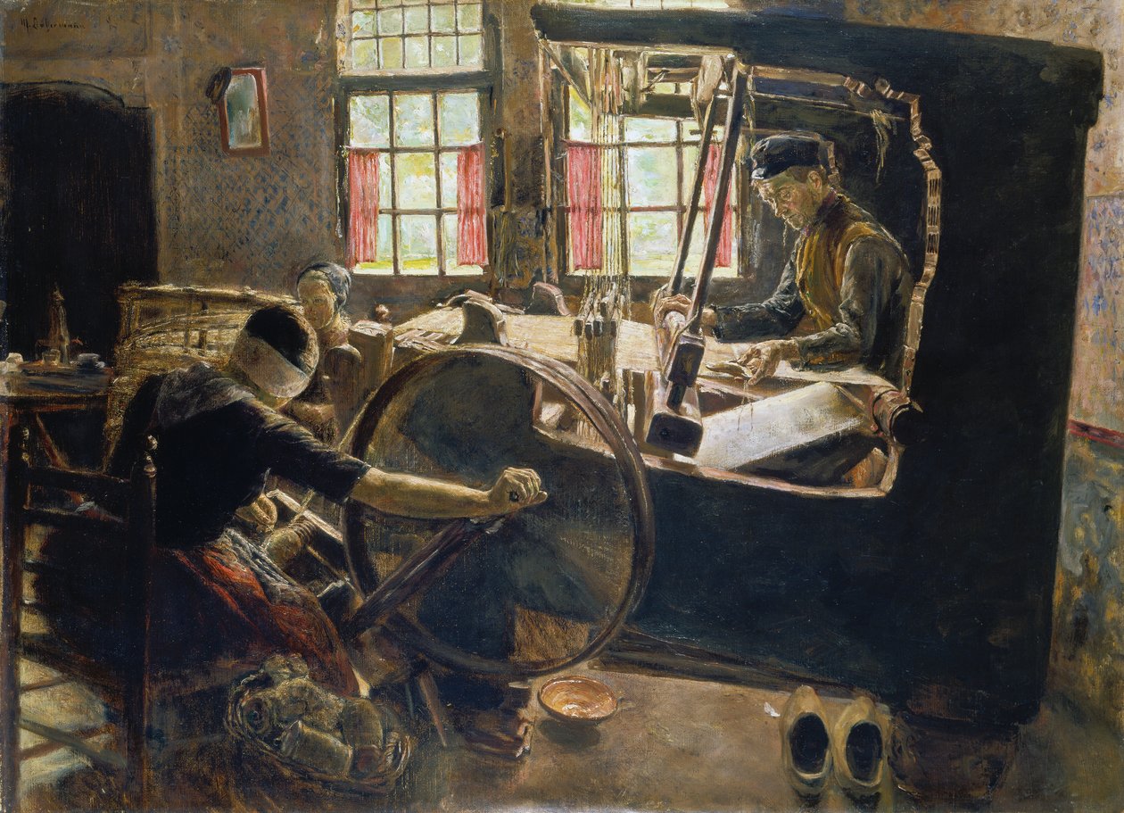 O Tecelão de Max Liebermann