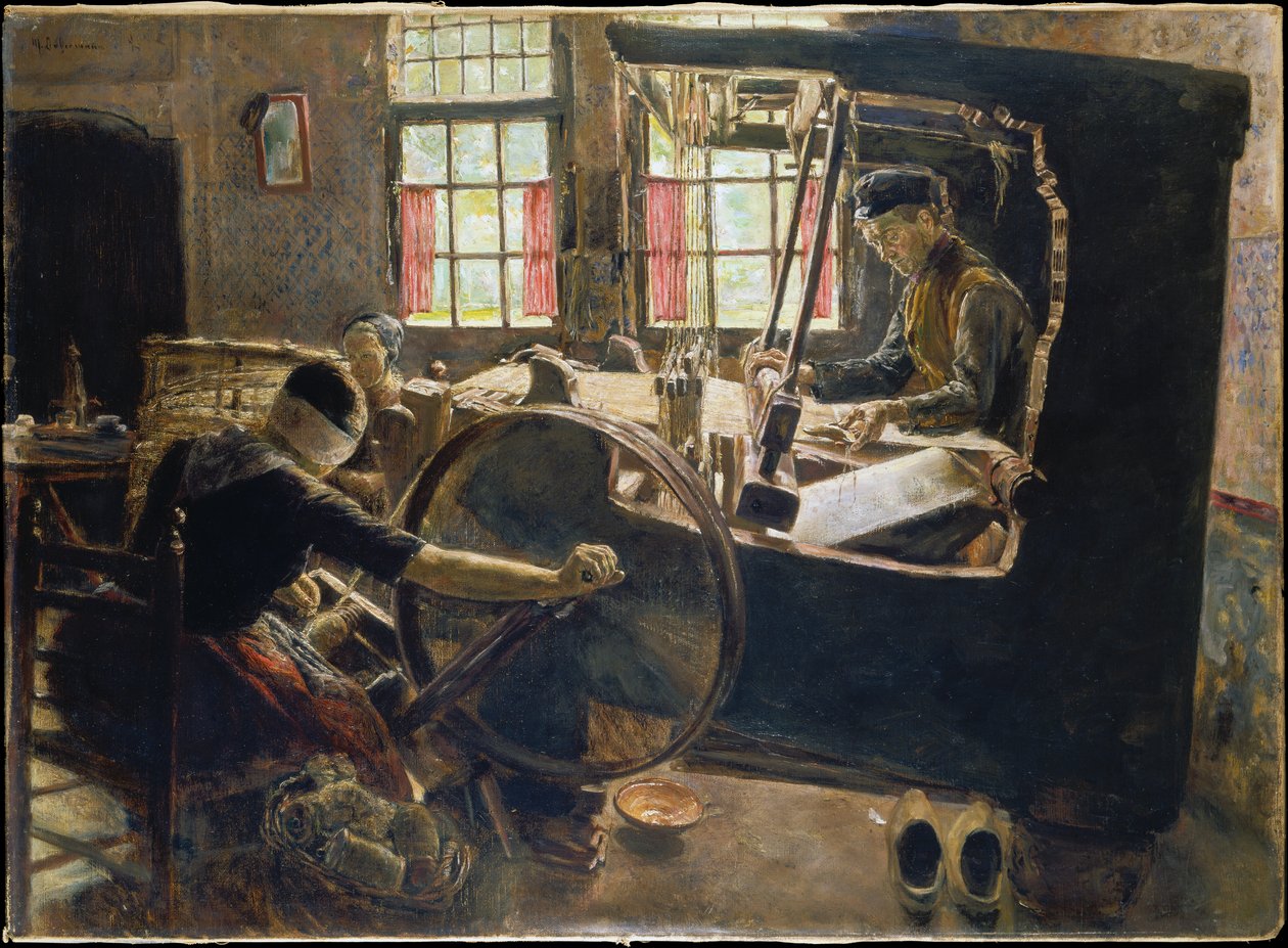 O tecelão de Max Liebermann