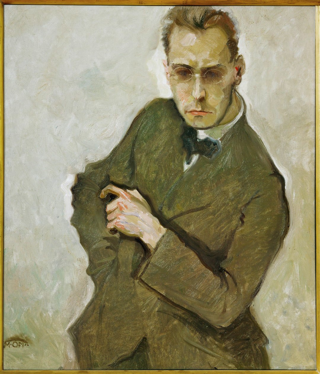 Compositor Anton von Webern (pintura sobre tela) de Max Oppenheimer