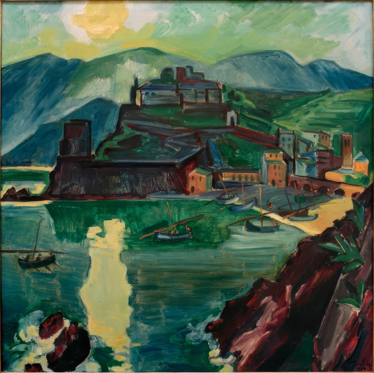Noite em Monterosso de Max Pechstein