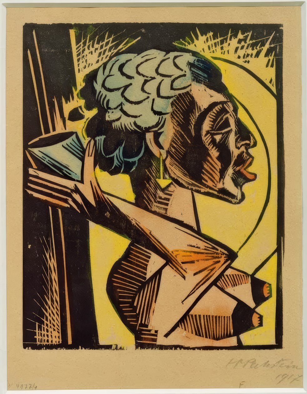 Nu com copo de Max Pechstein