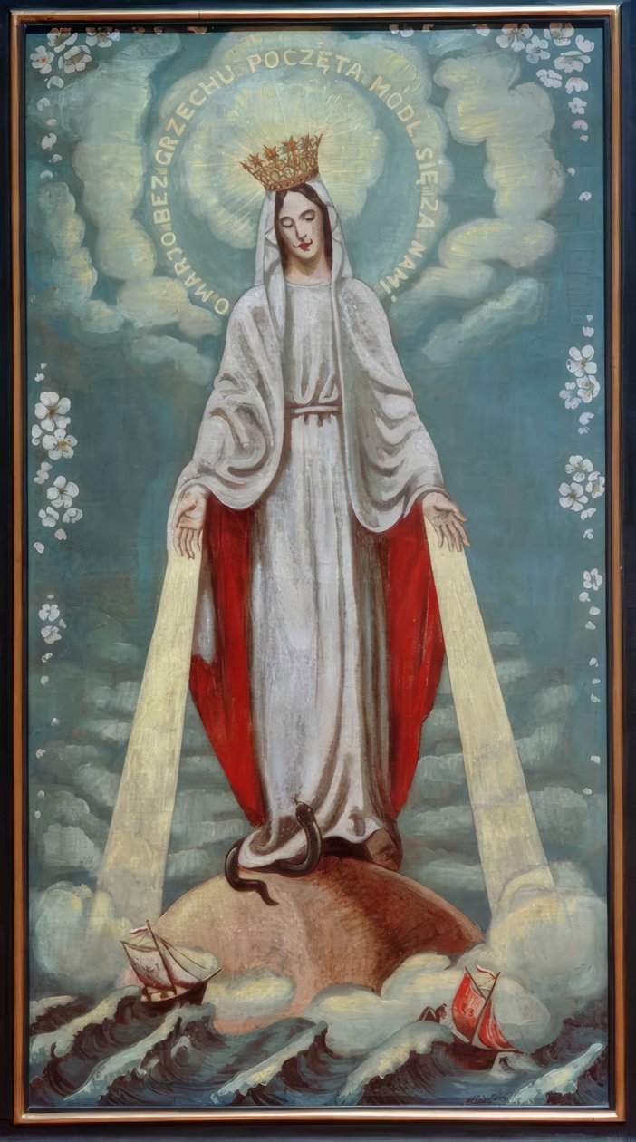 Nossa Senhora como intercessora de Max Pechstein