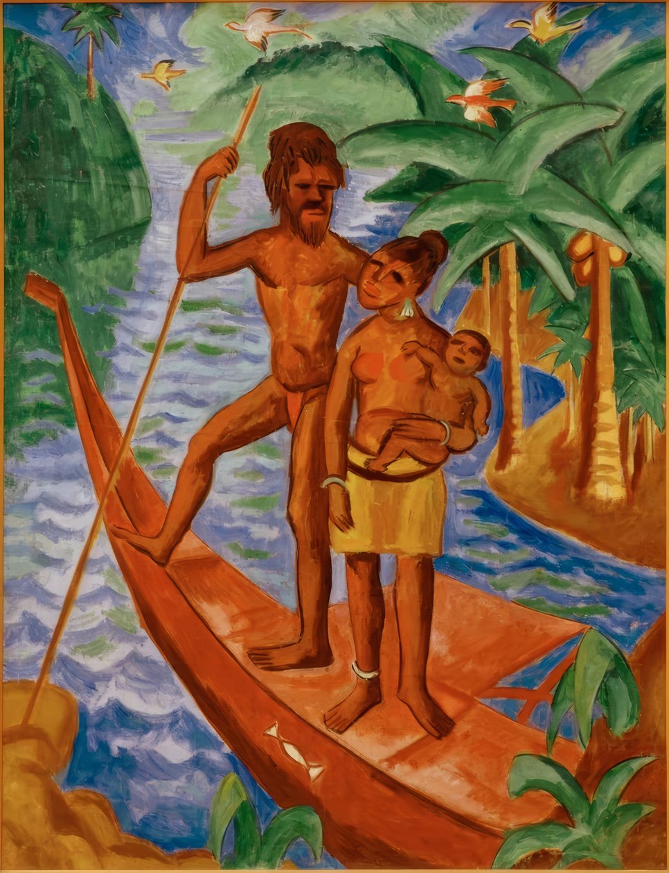 Casal em Palau de Max Pechstein