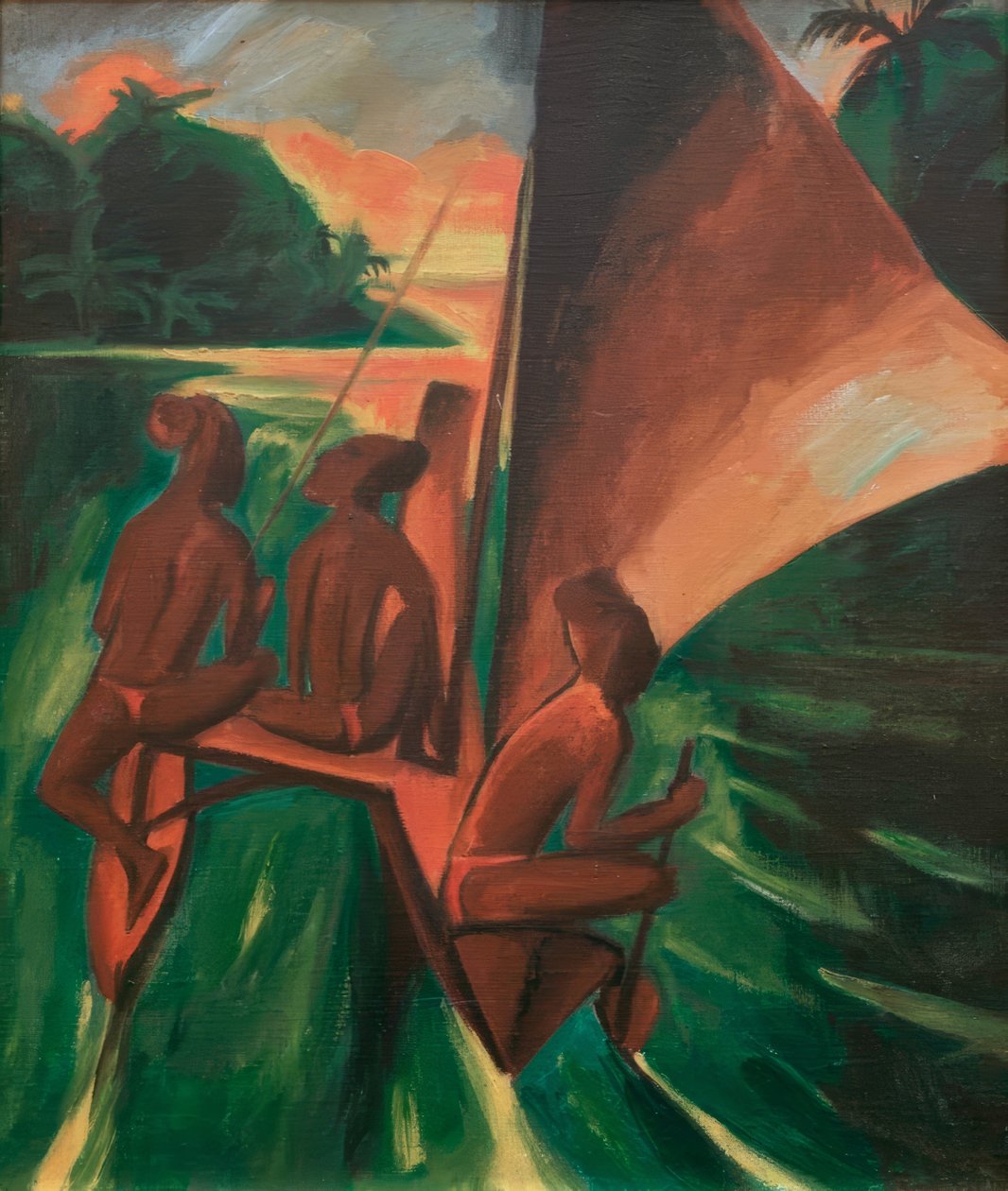 De canoa de Max Pechstein
