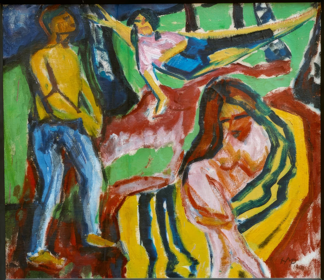 Im Wald bei Moritzburg von Max Pechstein
