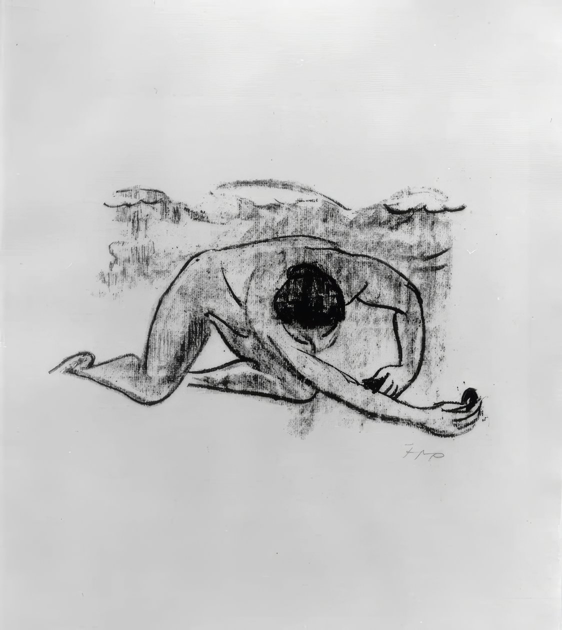 Na água I de Max Pechstein