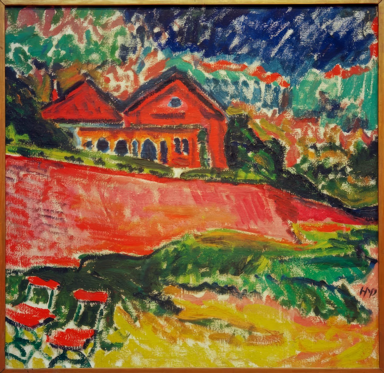 Paisagem em Dangast de Max Pechstein