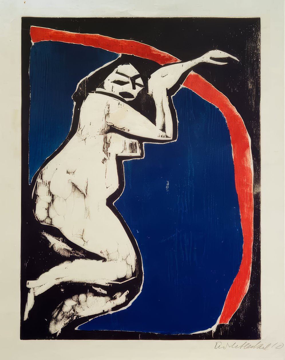 Deitado de Max Pechstein