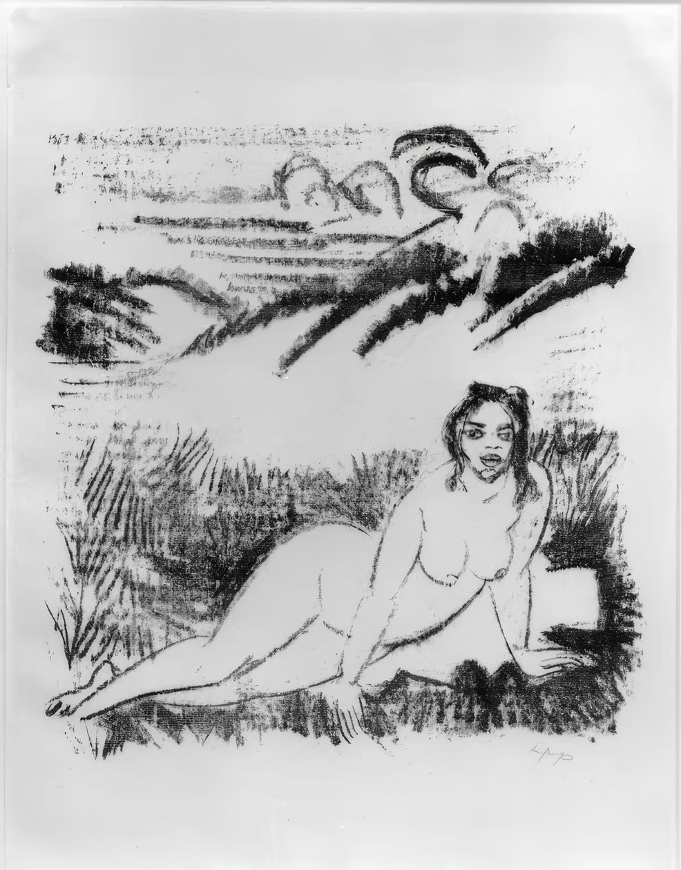 Nu deitado de Max Pechstein