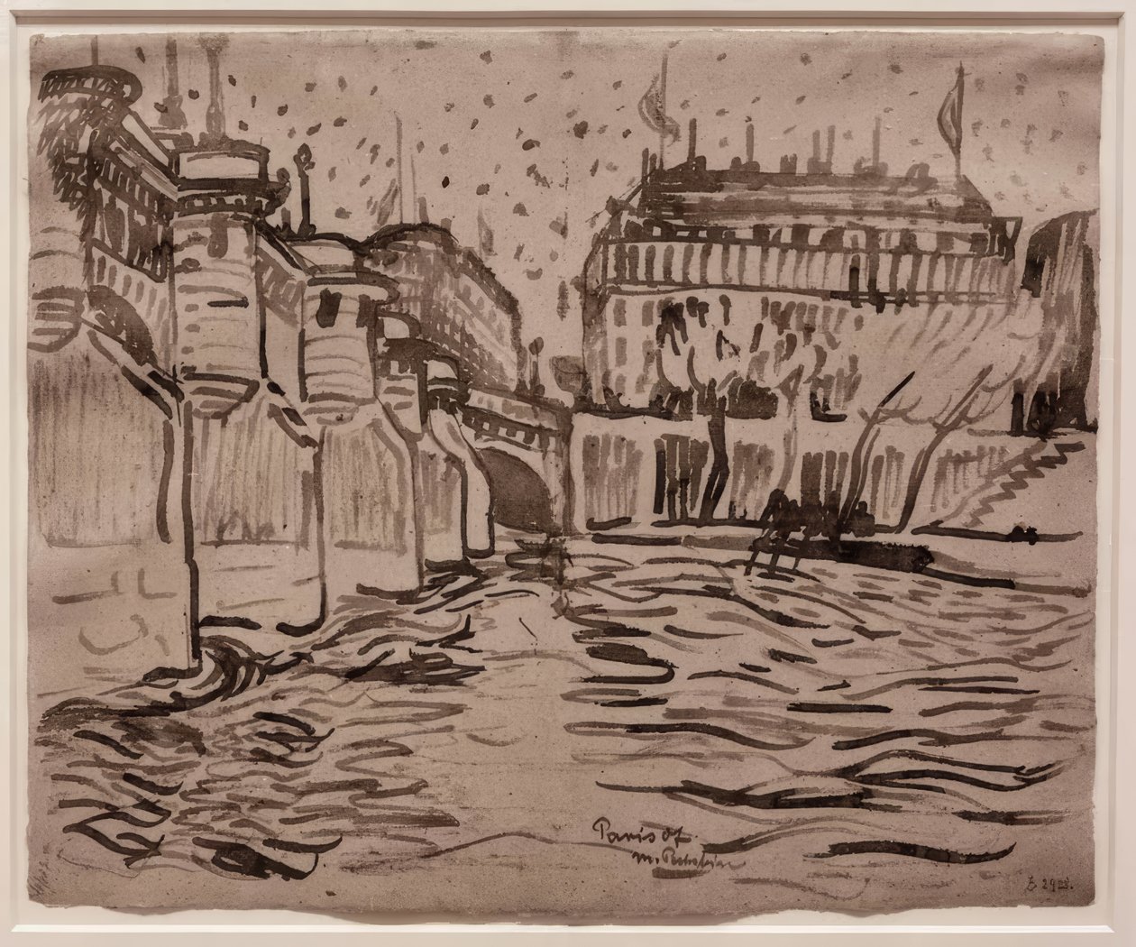 Paris, Ponte Nova de Max Pechstein