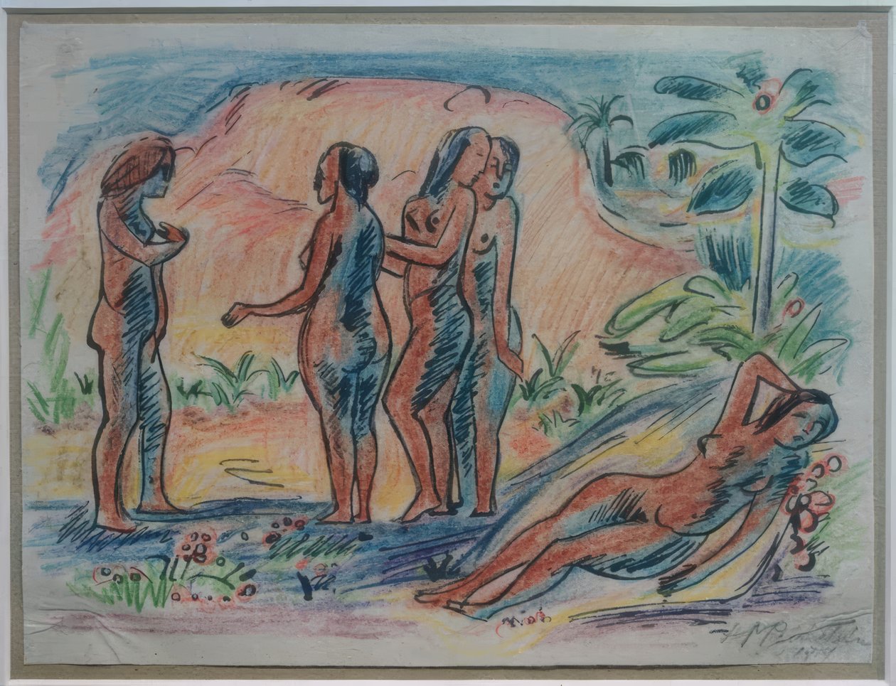 Fotos de viagem Itália - Mar do Sul (Mulheres) de Max Pechstein