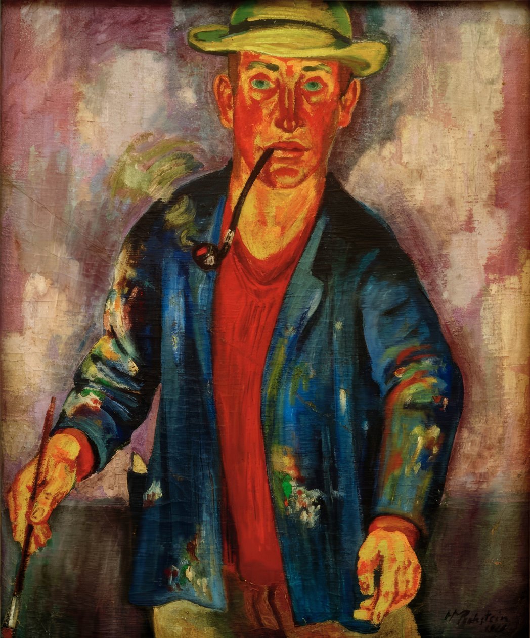 auto-retrato de Max Pechstein