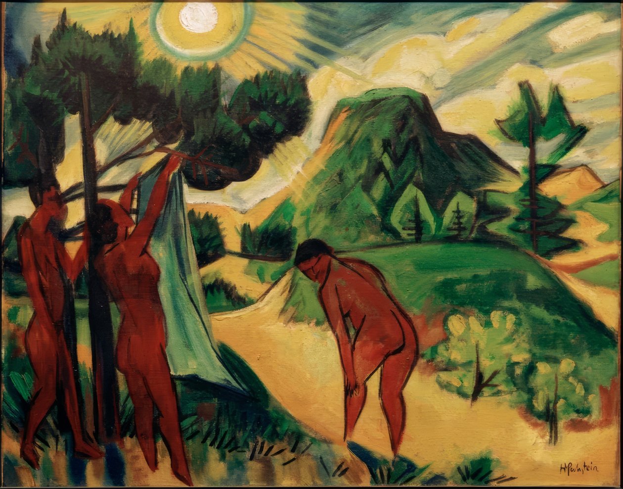 Verão em Nidden de Max Pechstein