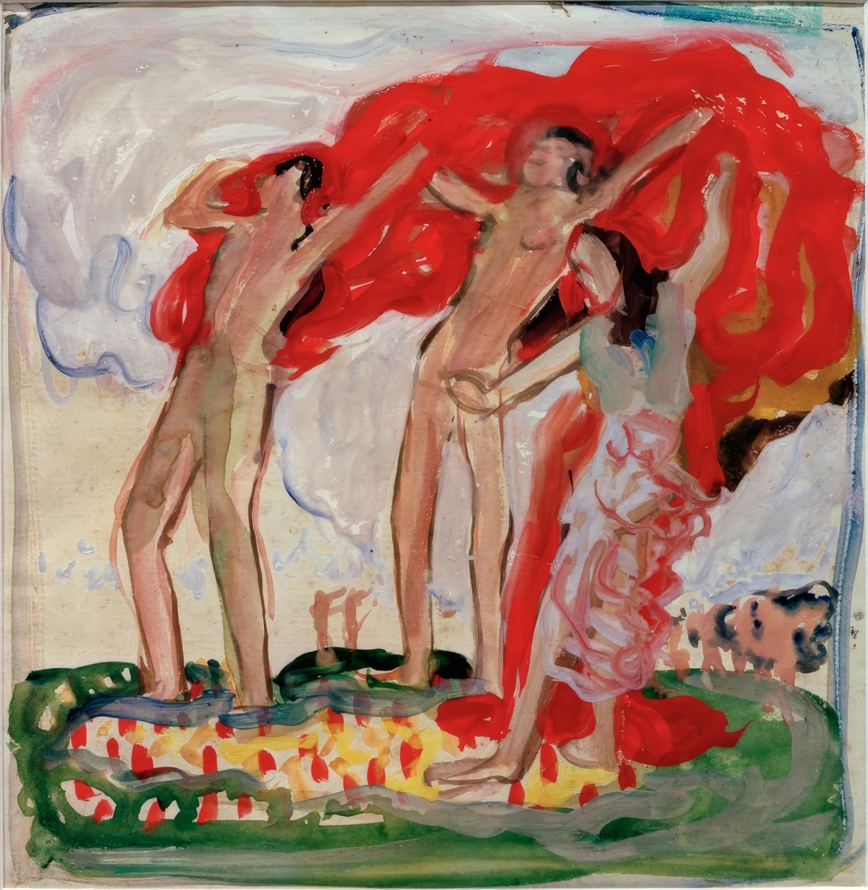 Dançando de Max Pechstein