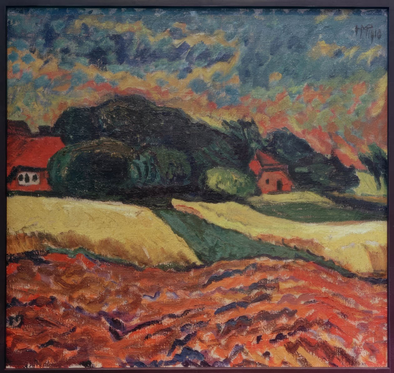 Antes da tempestade de Max Pechstein