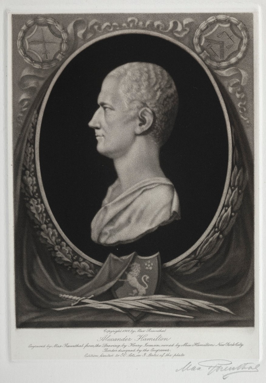 Alexander Hamilton, 1901. de Max Rosenthal