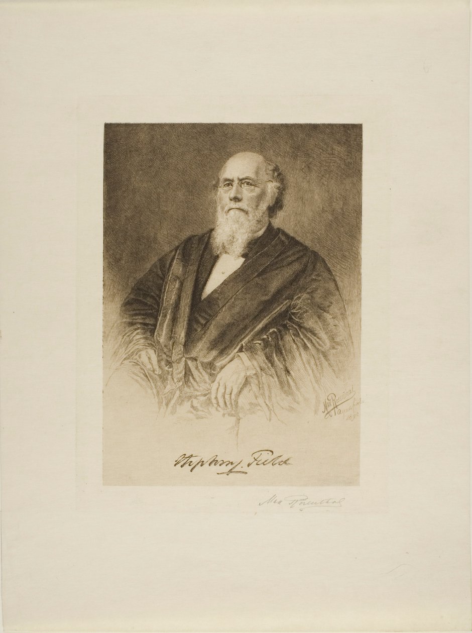 Retrato do juiz Stephen Field de Max Rosenthal