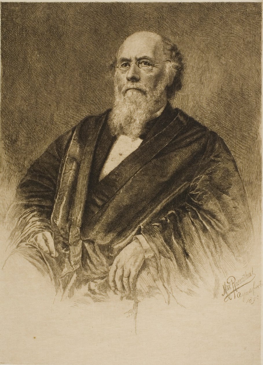Retrato do juiz Stephen Field de Max Rosenthal