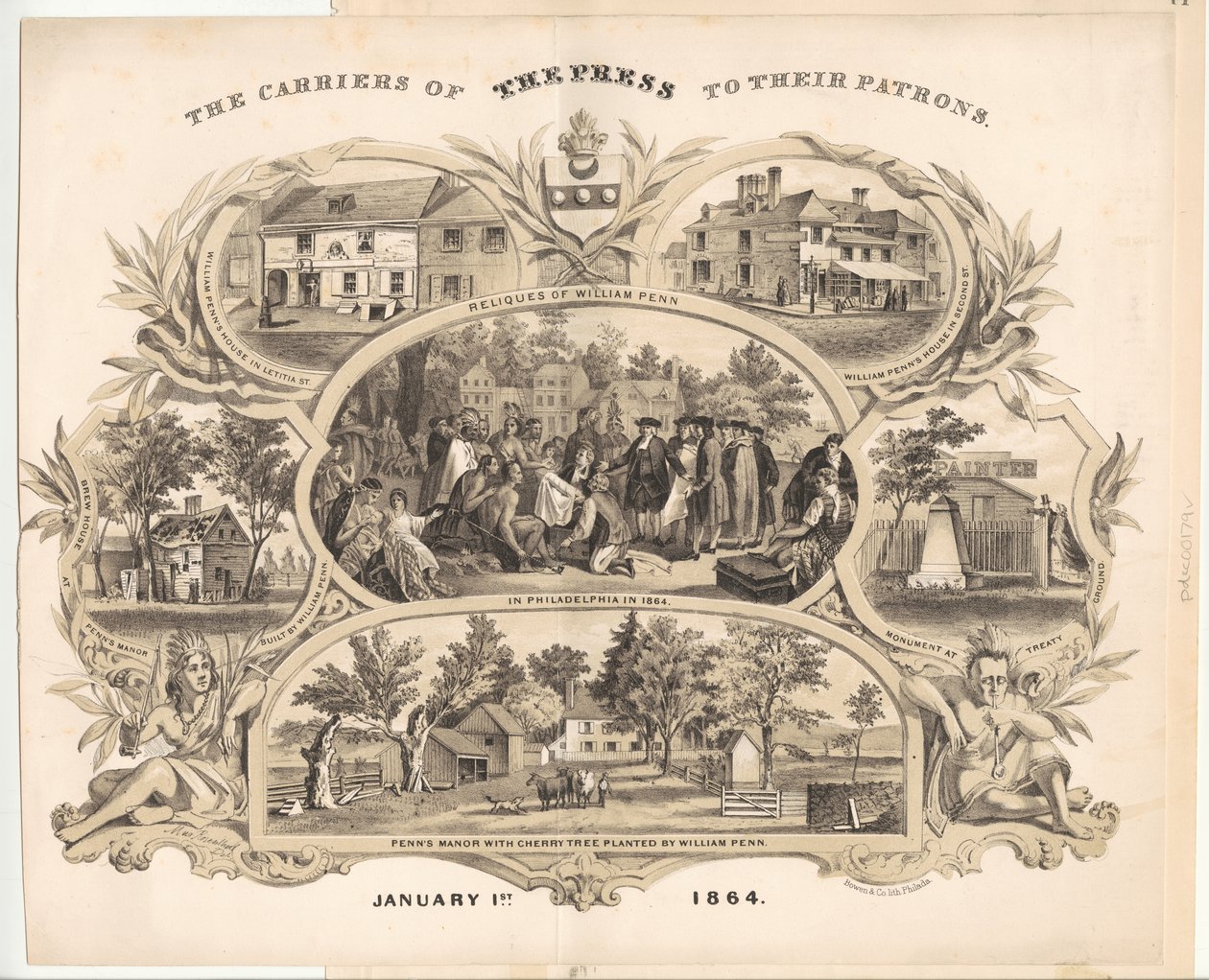Relíquias de William Penn em Filadélfia de Max Rosenthal
