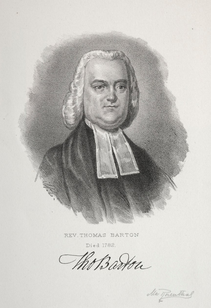 Rev. Thomas Barton. de Max Rosenthal