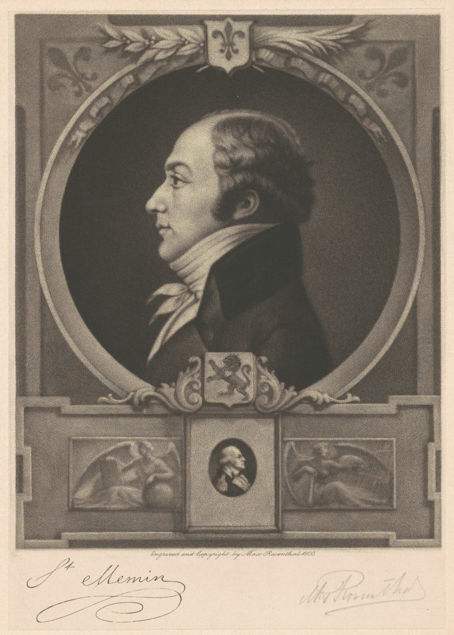 Charles Balthazar Julien Févret de Saint-Mémin de Max Rosenthal, after Charles B.J. Févret de Saint Mémin