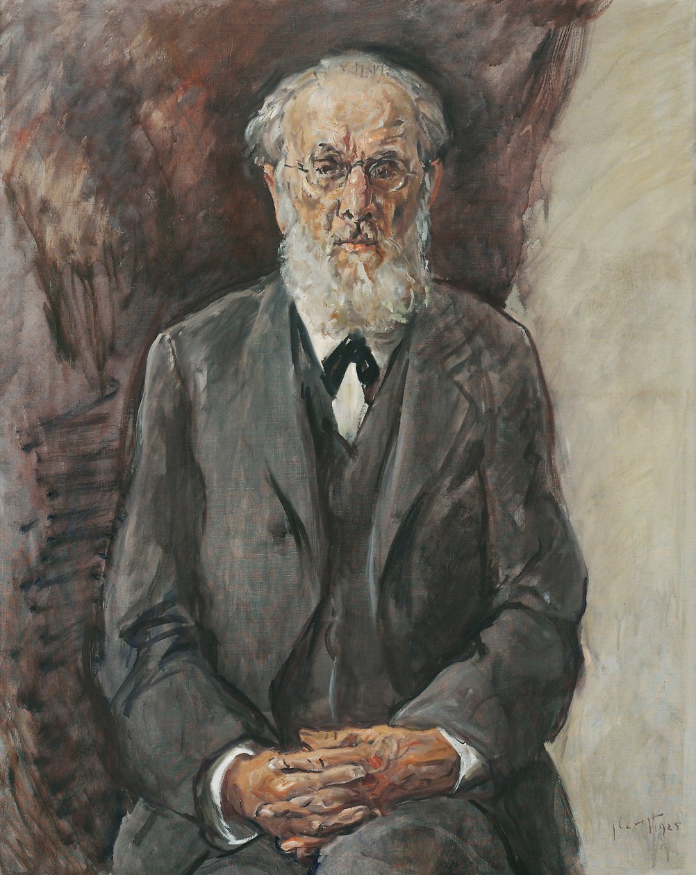 Retrato do professor Carl Stumpf de Max Slevogt