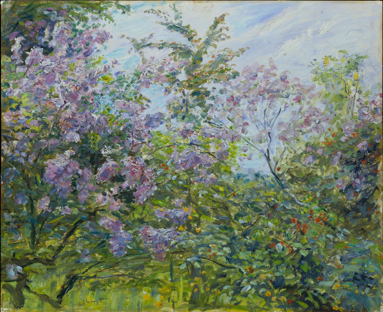 Lilás em flor de Max Slevogt