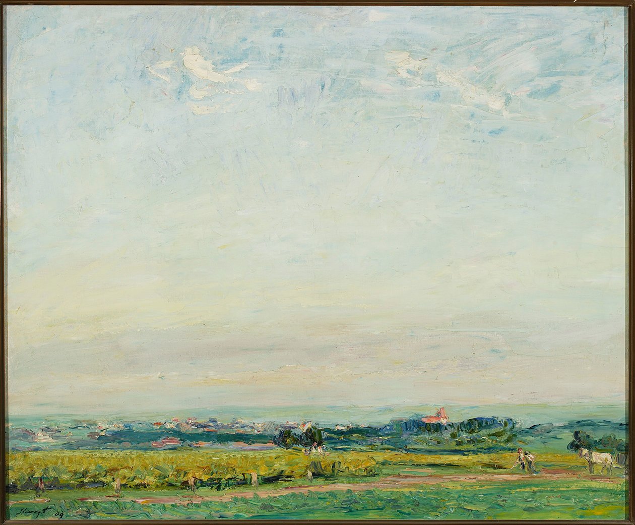 Paisagem com vista de Landau no Palatinado de Max Slevogt