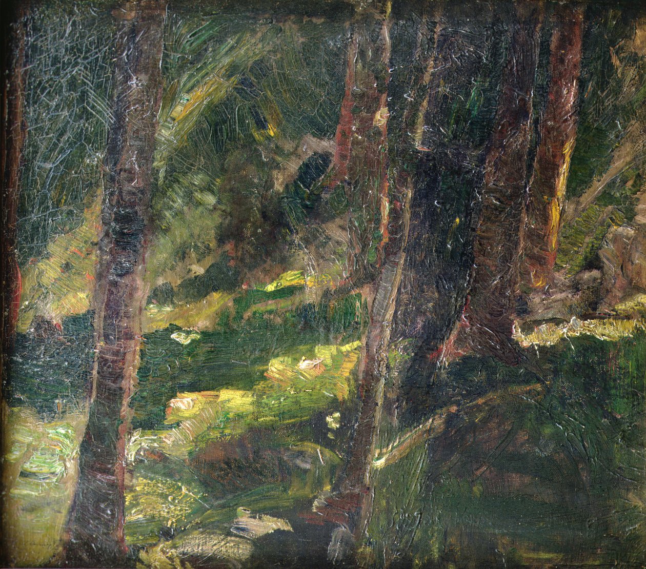 Paisagem (óleo sobre tela) de Max Slevogt