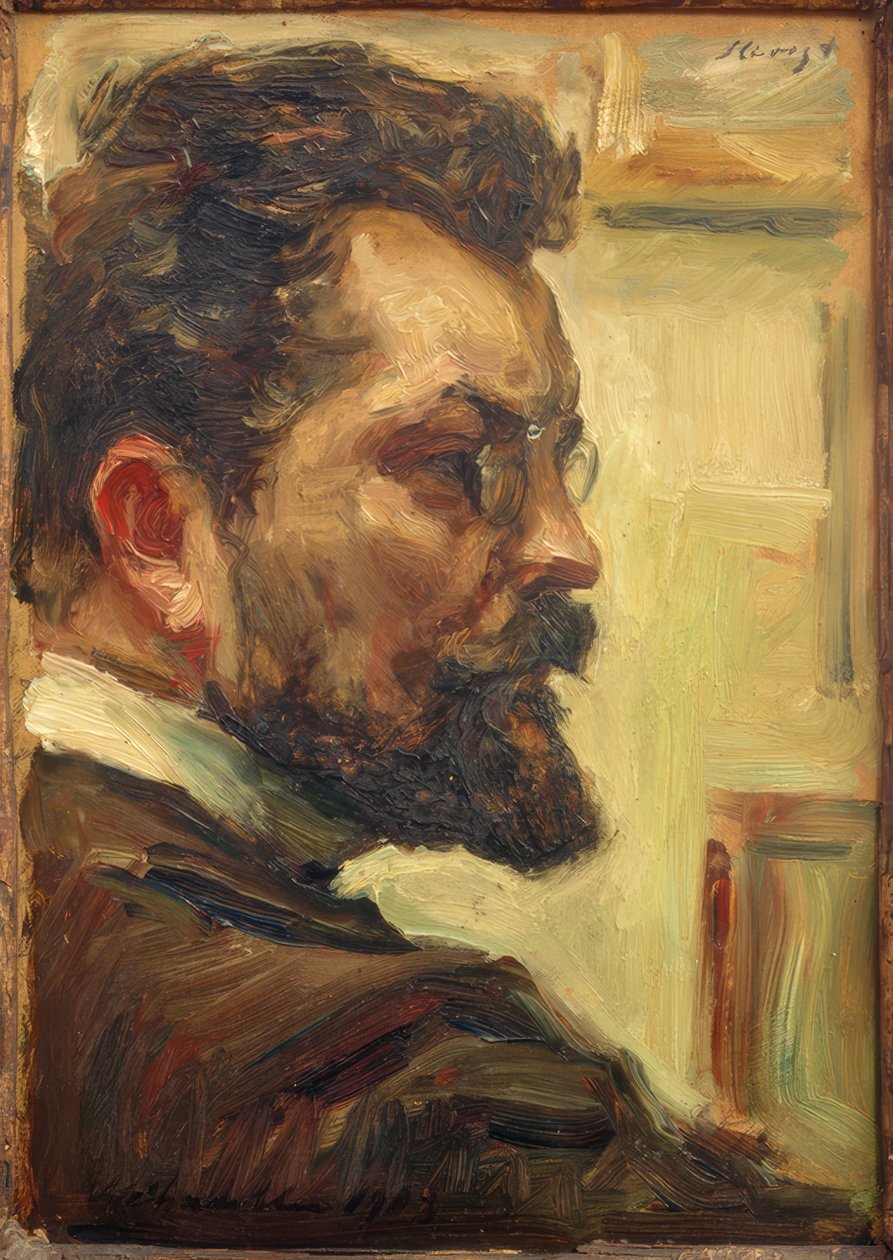 Max Slevogt - Auto-retrato 1903 de Max Slevogt
