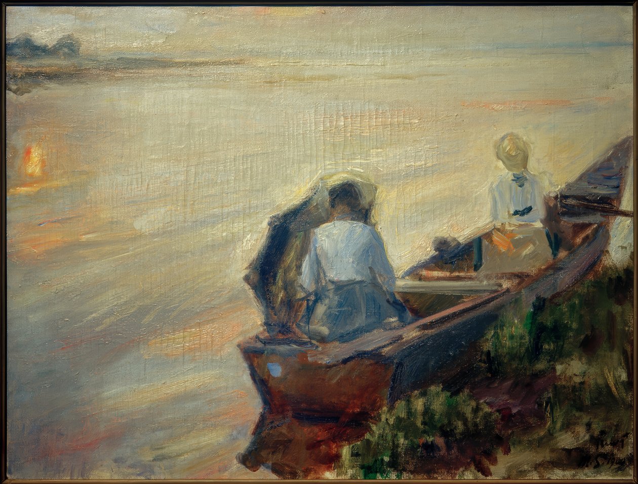 Nachen am Chiemsee de Max Slevogt